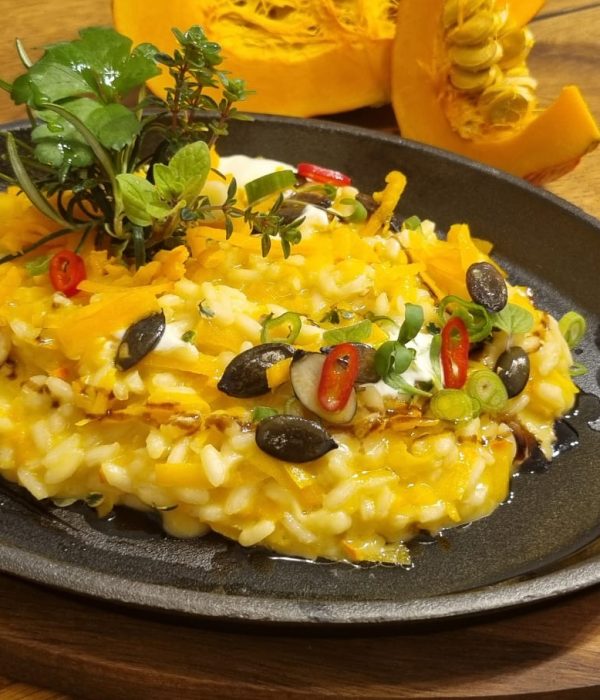 Kürbisrisotto